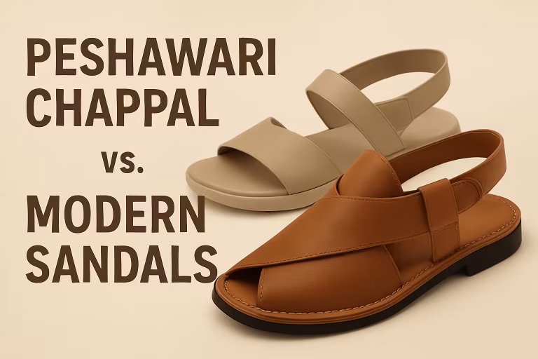Peshawari Chappal vs Modern Sandals – Why Men Prefer It in 2025