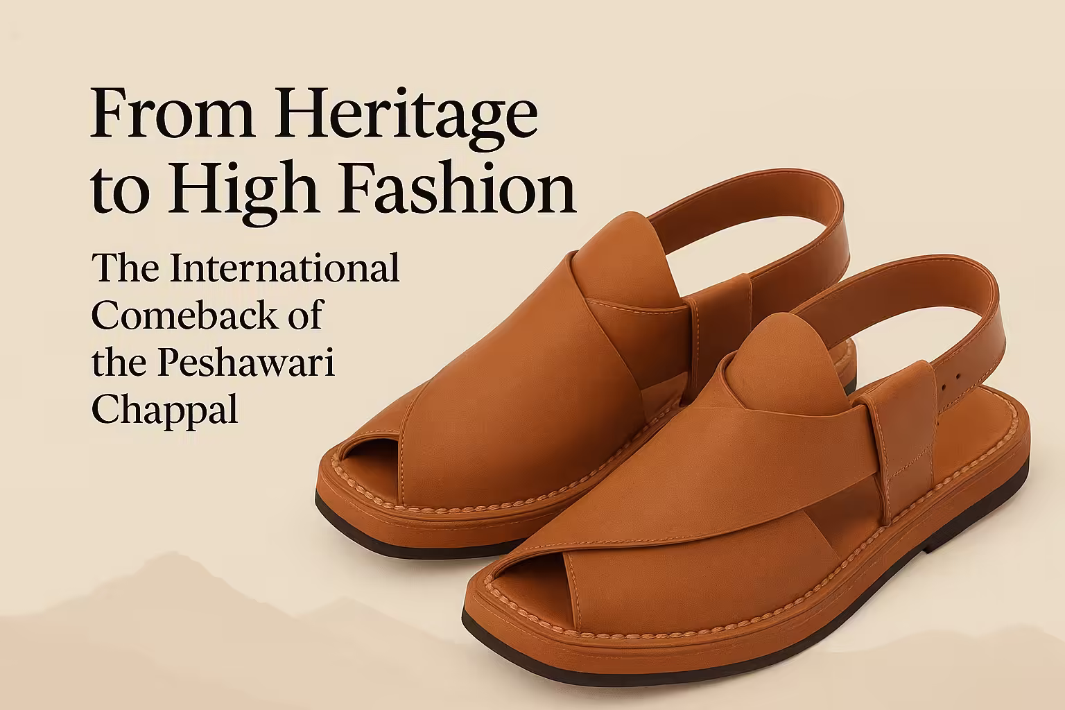 From Heritage to High Fashion: The International Comeback of the Peshawari Chappal